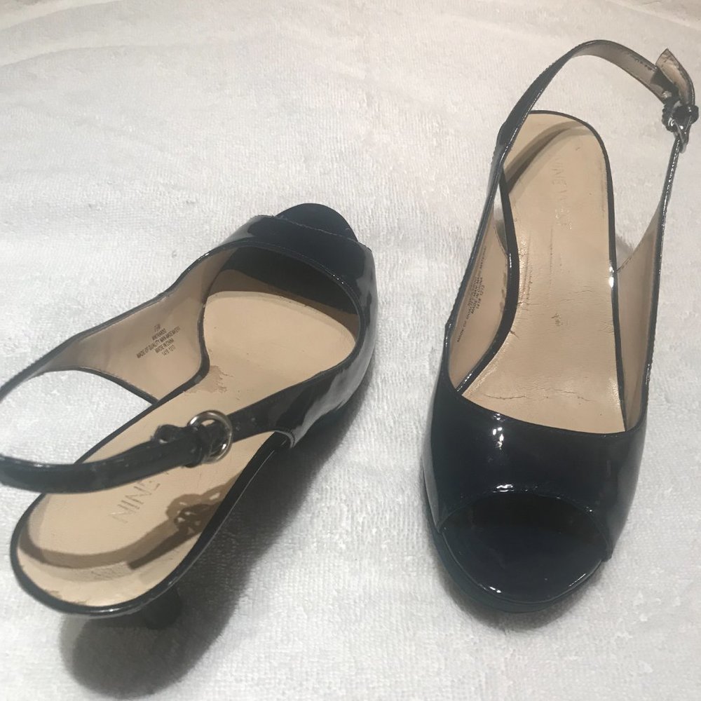 Cute Dark Blue High Heels